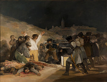 Tres de mayo en Madrid - Goya