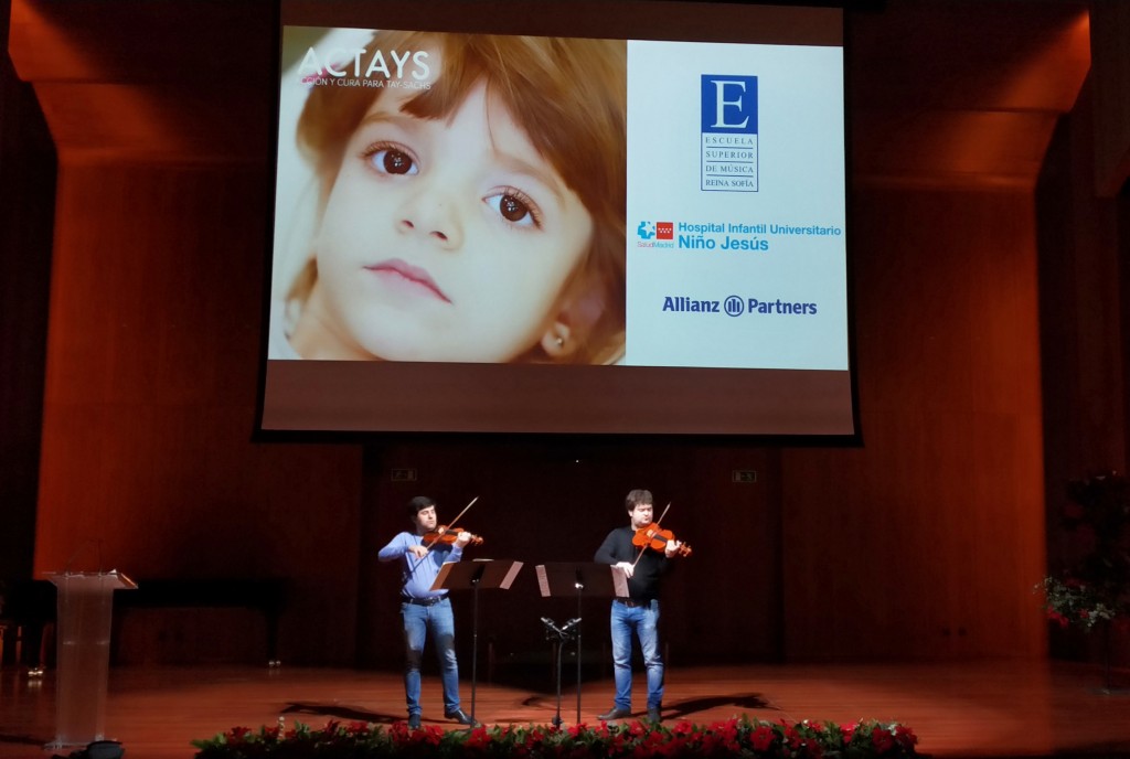 Los hermanos Pochekin durante los ensayos. Auditorio Sony, 21 de diciembre de 2019.